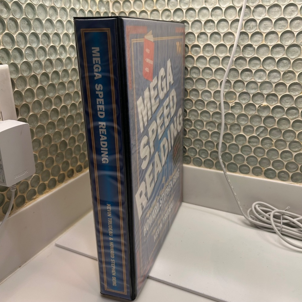Vintage Mega Speed Reading 4 Hour Program By Howard Stephen Berg & Kevin Trudeau - Picture 2 of 8
